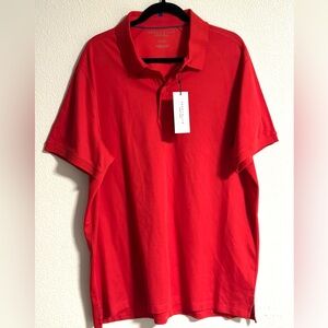 Perry Ellis Vibrant Red Polo Shirt